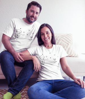 Camiseta Unisex El Principito Colores Claros
