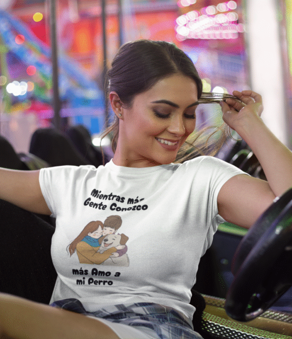 Camiseta de Mujer Mas Amo a Mi Perro