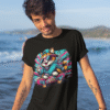 Camiseta Unisex  Gato en Patineta
