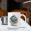 Taza Blanca Brillante Y Yo Agusto