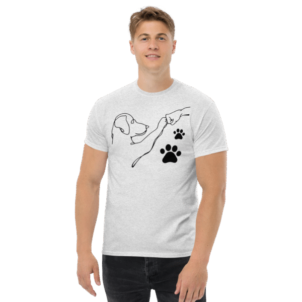 Camiseta Unisex Perro Dando Puño