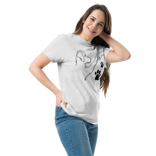Camiseta Unisex Perro Dando Puño