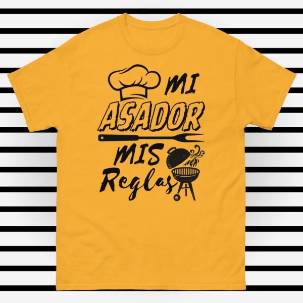 unisex-classic-tee-gold-front-6848aced6f897.jpg Camiseta clásica unisex