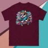 Camiseta Unisex  Gato en Patineta