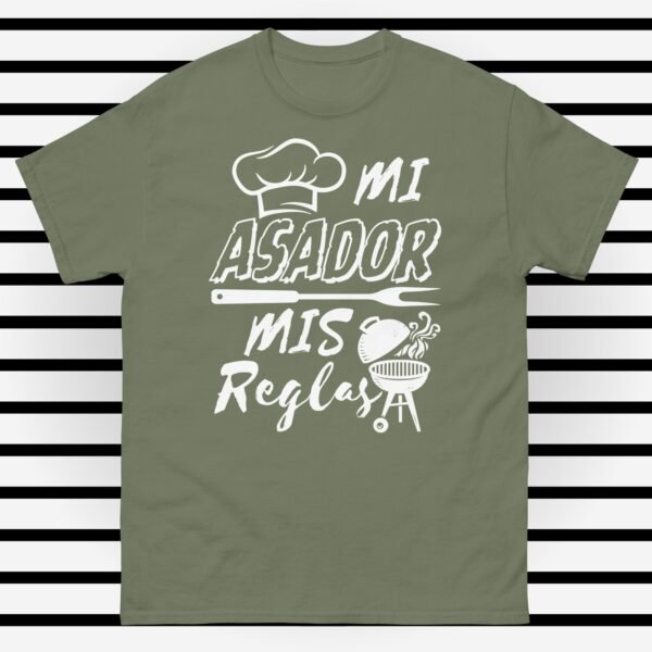 unisex-classic-tee-military-green-front-6848ab3a9957b.jpg Camiseta clásica unisex