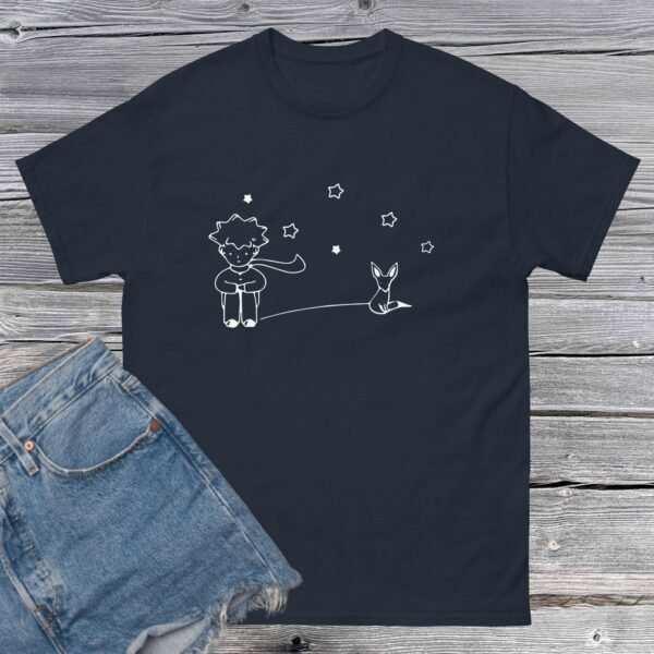 unisex-classic-tee-navy-front-684a612cd7456.jpg Camiseta Unisex El Principito