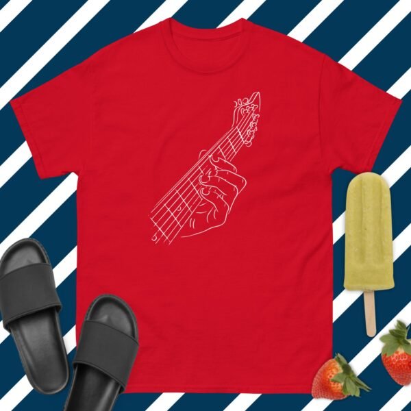 unisex-classic-tee-red-front-68474fc721cf5.jpg Camiseta clásica unisex