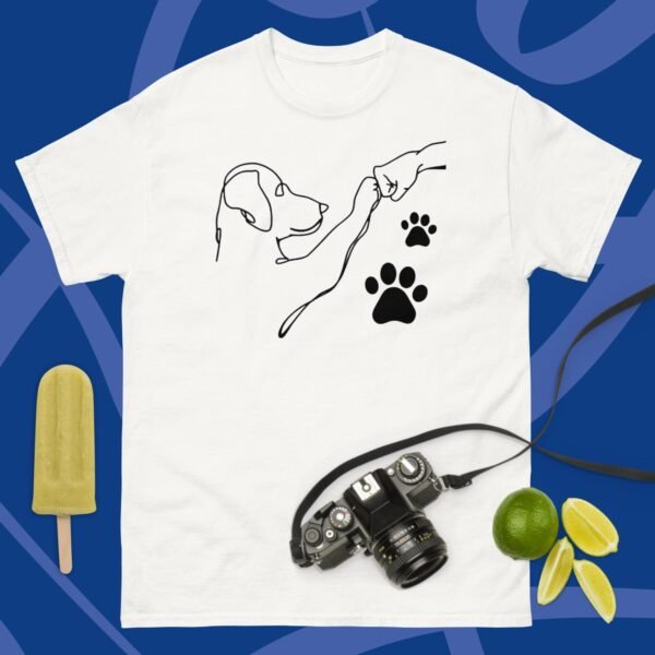 Camiseta Unisex Perro Dando Puño