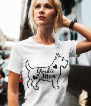 Camiseta de Mujer Yorkie Mom